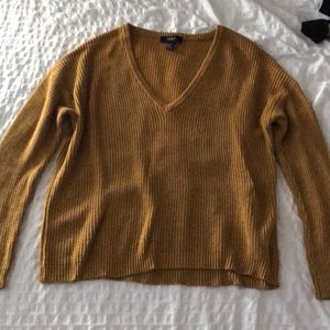 Light Knit Sweater - Mustard